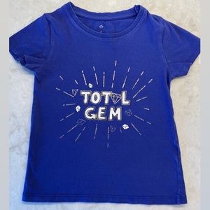 “Total Gem” Indigo Kids Short-Sleeve Tee